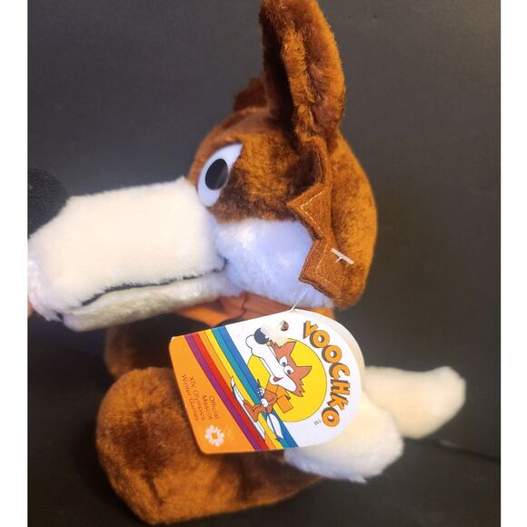 Retro Peliko Plushie 80s Mascot Toy Collectible Decor Stuffed Animal - Picture 4 of 5